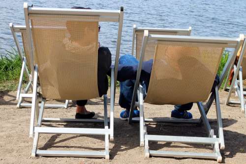 Relax Rest Sun Lounger Deck Chair Beach