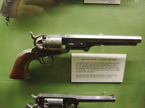 Revolver Colt Pistol Gun Old Arms Antique Museum