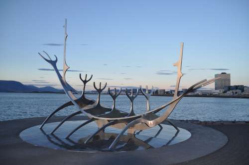 Reykjavik Iceland Nave Sculpture Viking Solfar