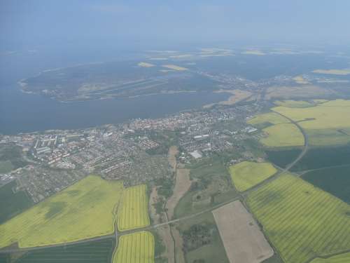 Ribnitz Damgarten Aerial View Mecklenburg