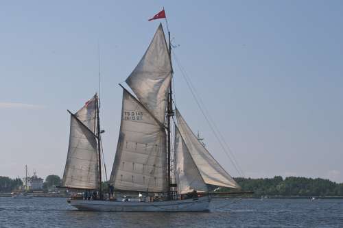 Riga Ship Sailboat Sailing Summer Boat Latvia