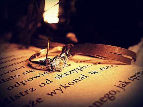 Ring Diamond Book Engagement Jewelry Love