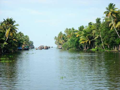 River Houseboats Boats India Kerala