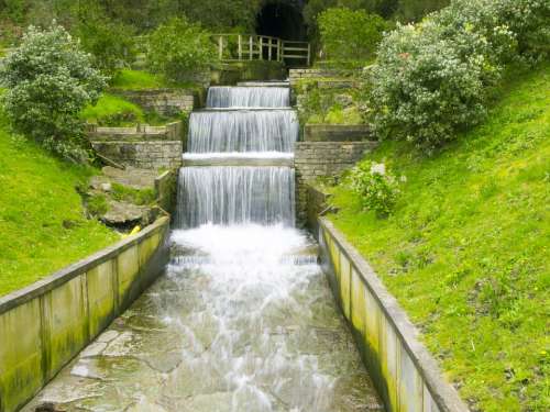 River Water Waterfall