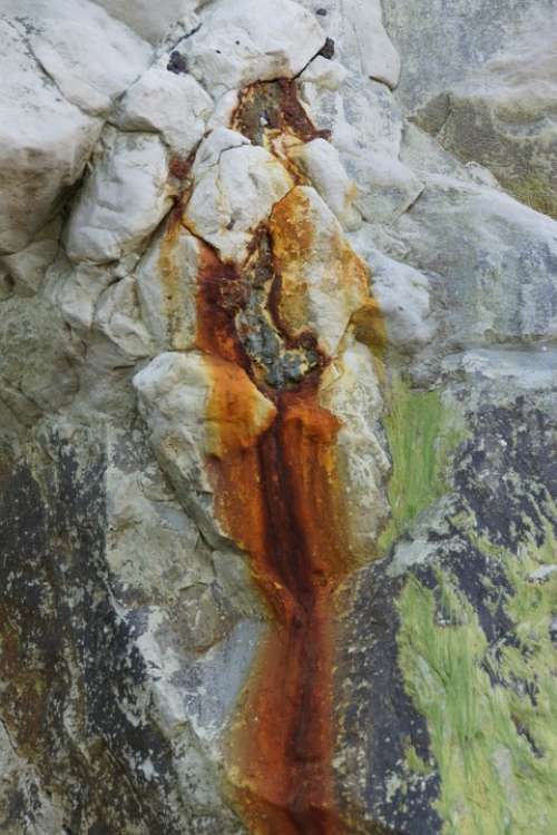 Rock Landscape Stones Water Mountains Color Rust