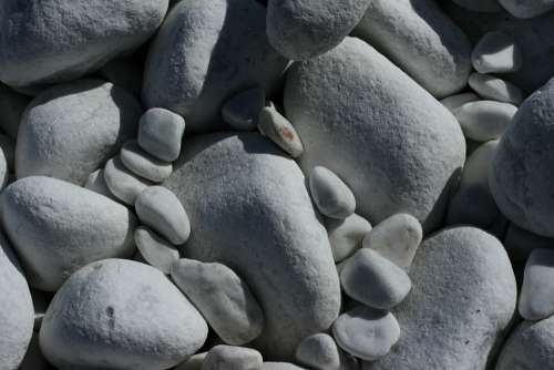 Rocks Gravel Stones Pebbles Nature Grey
