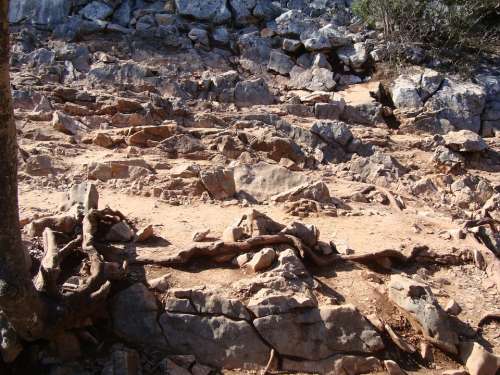 Rocky Road Road Path Stone Our Lady Of Medjugorje