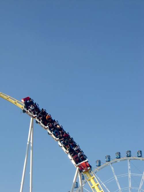 Roller Coaster Fairground Oktoberfest Folk Festival