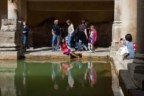 Roman Baths Bath Somerset Ancient Historic