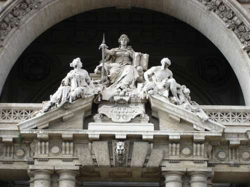 Rome Italy Building Sculpture