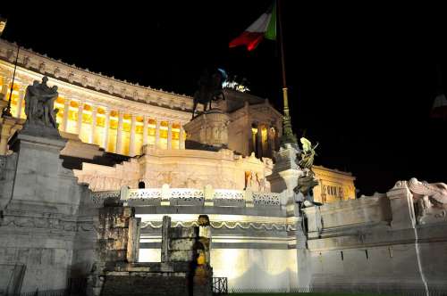 Rome Altar Altare Della Patria Italy Ancient Rome