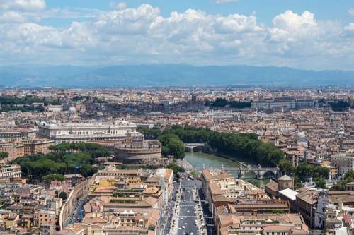 Rome Vatican View Italy Outlook Viewpoint