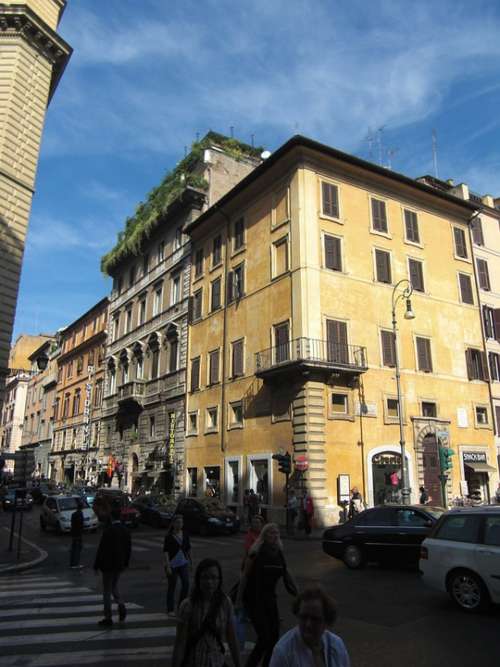 Rome Italy Building Facade Architecture