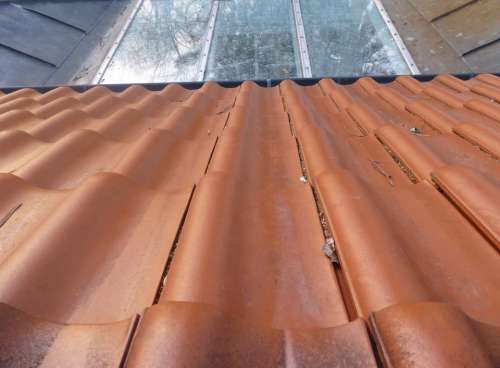 Roofing Housetop Window Roof Brick Red