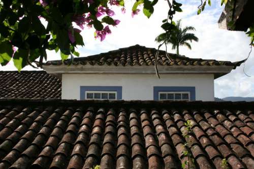 Roofs Colonial Architecture Paraty Roof