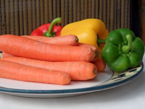 Roots Paprika Vegetables Fruit Bowl