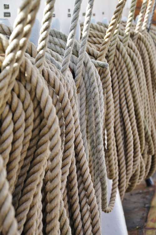 Ropes Cordage Twisted Ropes Strand Knitting Thaw