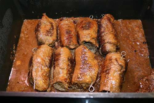 Roulades Beef Roulades Meat Rolls Meat Braising
