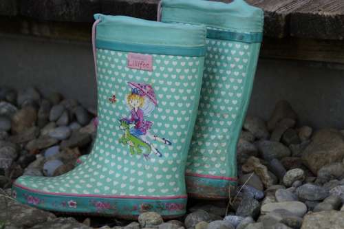 Rubber Boots Child Children Girl Shoes Boots Out