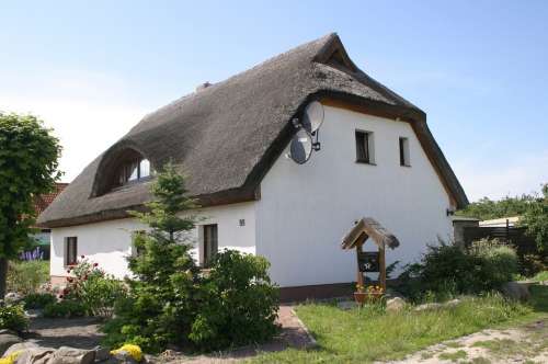 Rügen Island House Thatched Thatched Roof Rügen