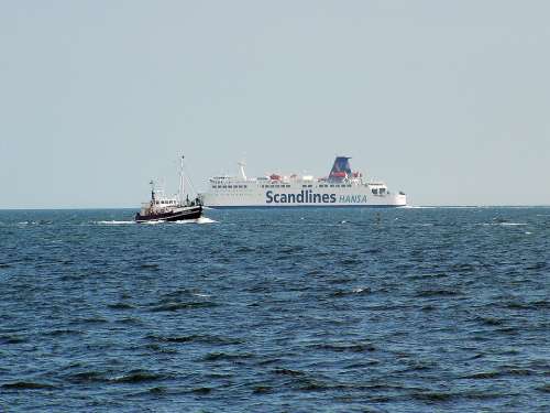 Rügen Island Ferry Ships Baltic Sea Sassnitz