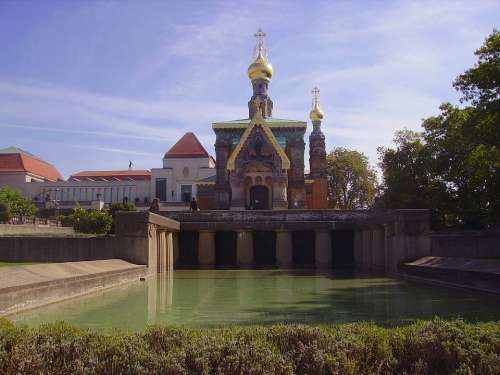 Russia Church Russian Orthodox Building Steeple