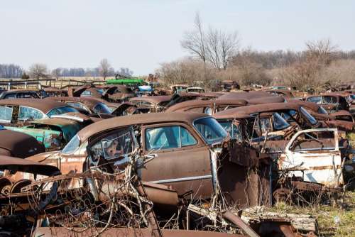 Rust Rusty Rusty Cars Decay Rural Decay