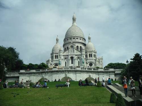 Sacre Coeur France Paris Temple The Basilica