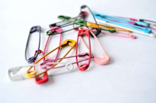 Safety Pin Fixing Pin Pins Colors Stationery