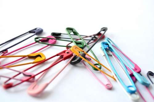 Safety Pin Fixing Pin Pins Colors Stationery