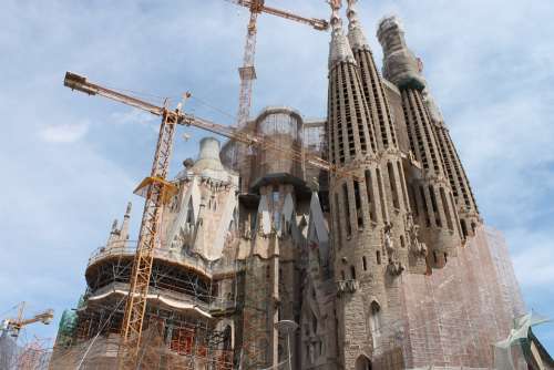 Sagrada Familia Gaudí Barcelona Spain Church