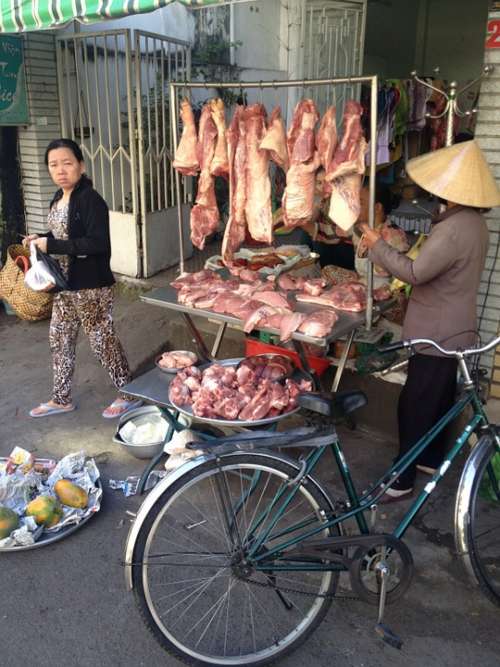 Saigon 2013 Ho Chi Minh Meat Street Butcher