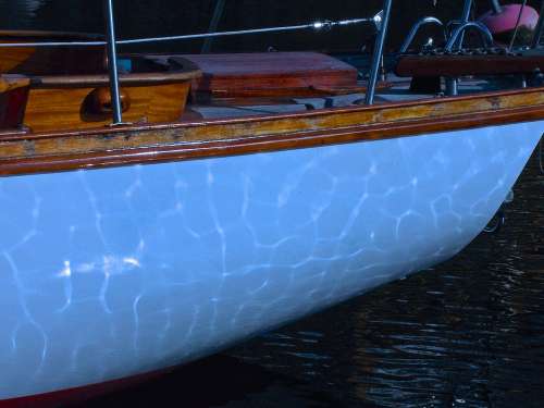 Sailboat Keel Reflection