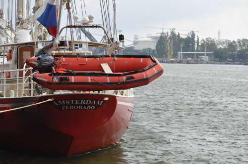 Sailing Ship Lifebook River Port Marina Poland