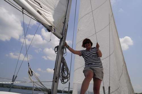 Sailor Sail Sailing Trip Ahoy Boat Cheerful
