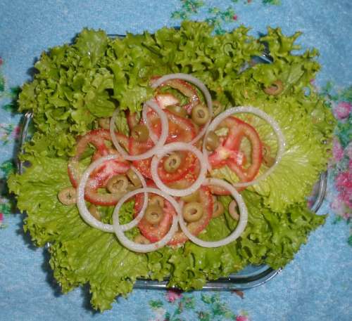 Salad Food Onion Green