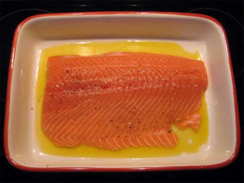 Salmon Salmon Fillet Wild Salmon Baking Dish Cook