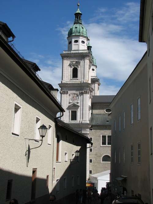 Salzburg City Austria Historic Center Dom