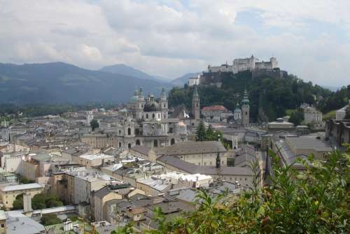 Salzburg Austria Fortress Landmark Attraction