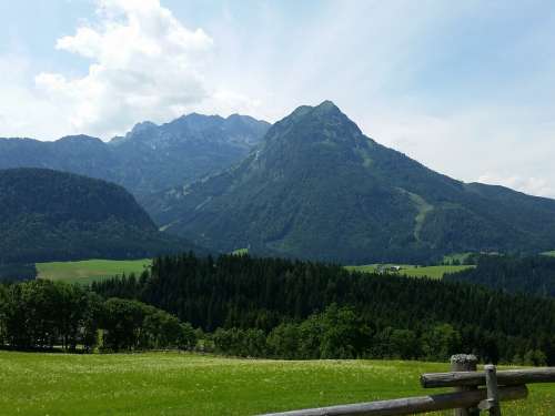 Salzburger Land Mountains Austria Mountain