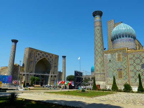 Samarkand Registan Square Uzbekistan