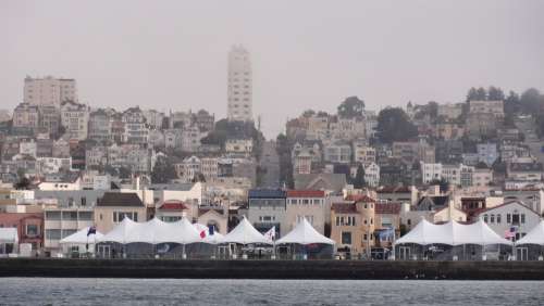 San Francisco Cityscape California Urban Houses
