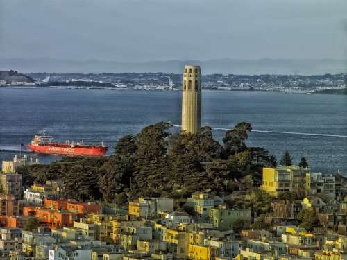 San Francisco California Coit Tower Landmark