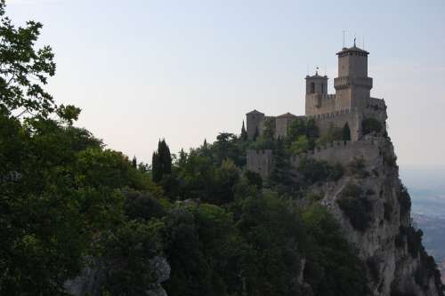 San Marino Castle Italy Architecture Europe