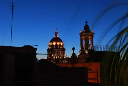 San Miguel De Allende Mexico Church Skyline