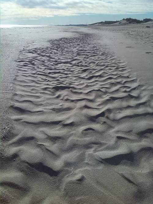 Sand Beach Dawn Formation Of Sand Sand Dunes