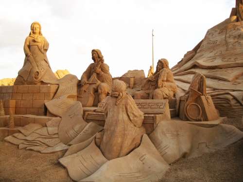 Sand Sculptures Fiesa Portugal Algarve Festival
