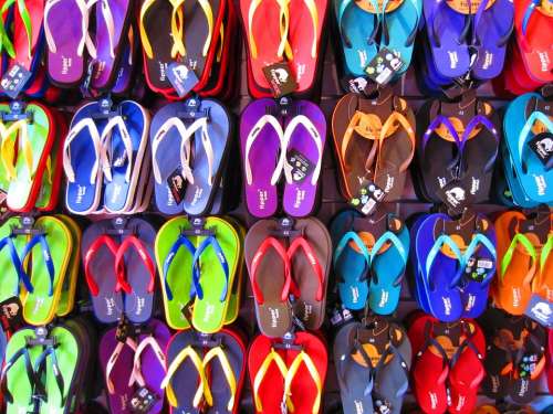 Sandals Footwear Colorful Fashion Shoes Flip-Flop