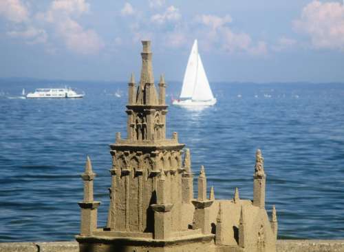 Sandburg Lake Constance Sand Sculpture Rohrschach