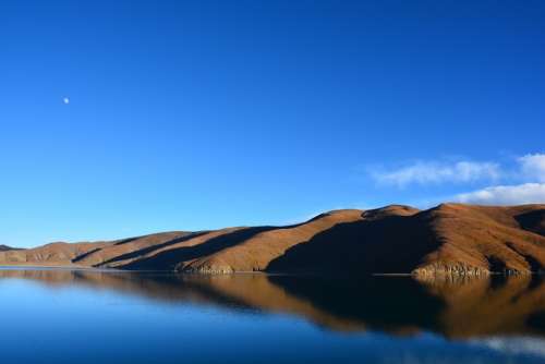 Sang Sang Wetlands Lake The Scenery Tibet